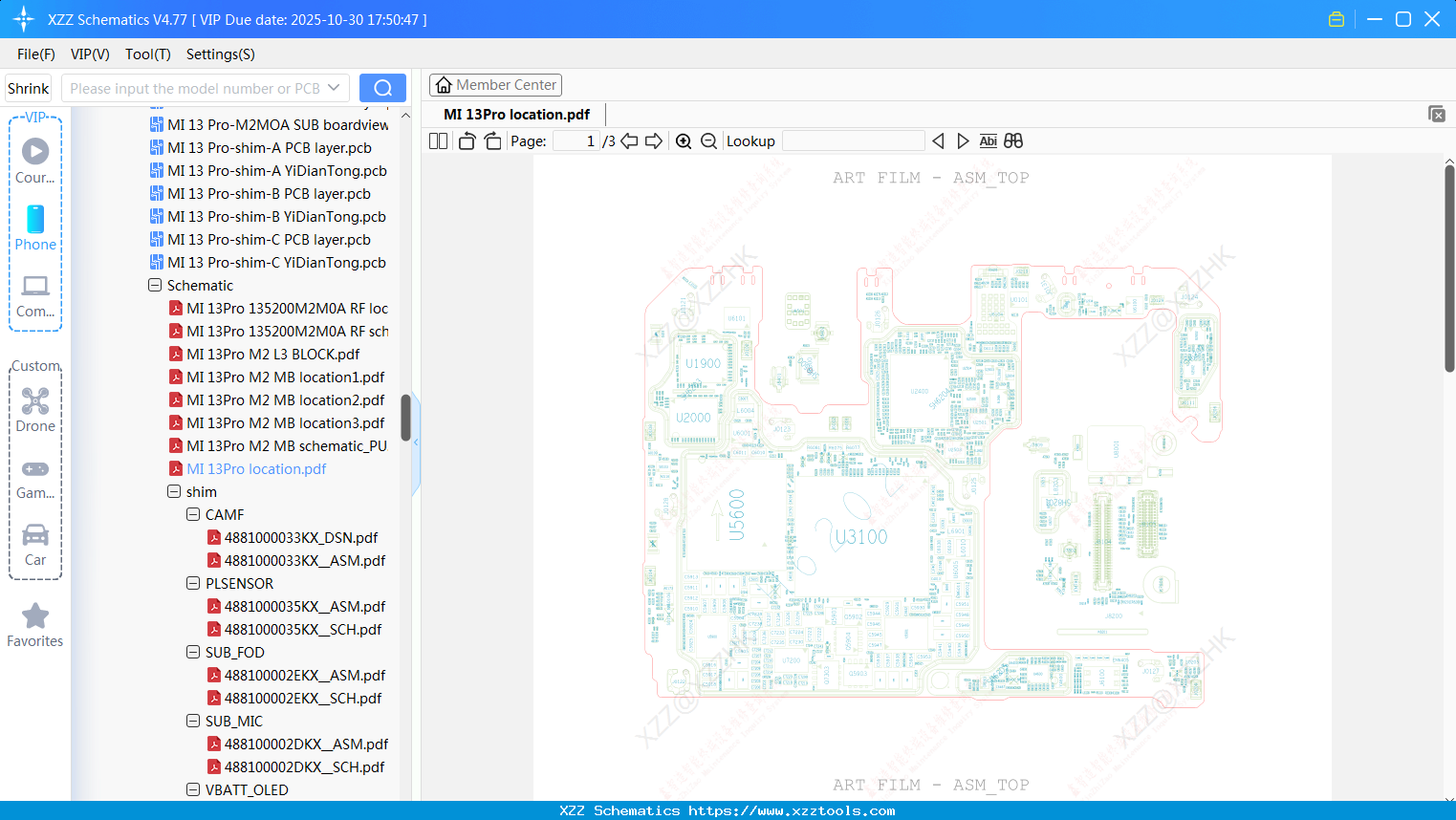 Xiaomi MI 13Pro Location